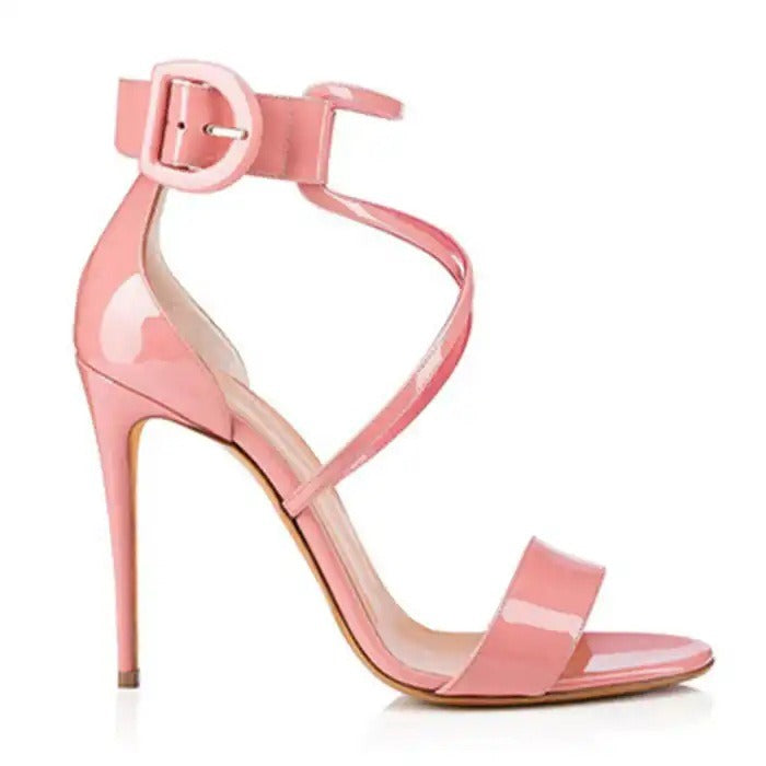Chinese Handmade Colorful Sweet Prince Party Dress Shoes High Heels Womens Sandals - House of Cardwell