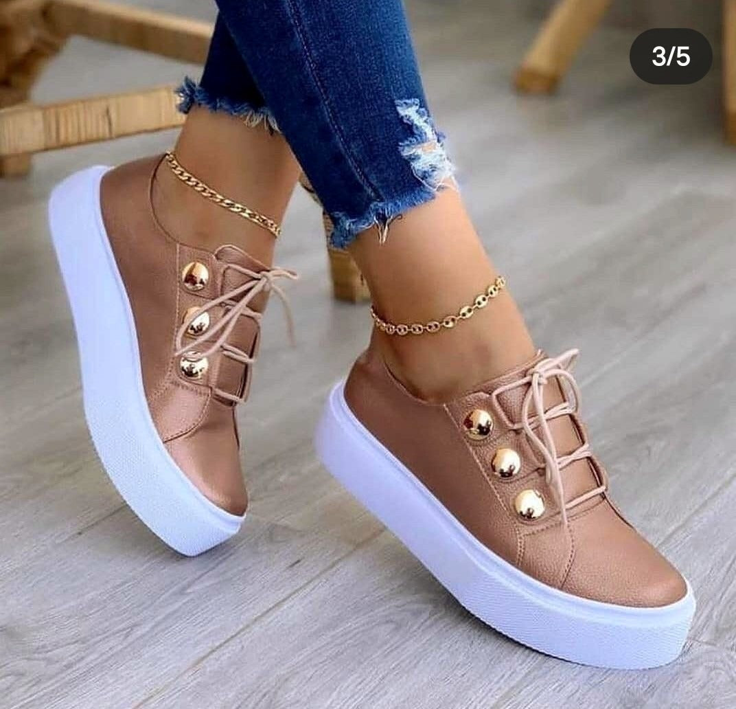 Large Casual Single Shoes Womens European and American New Round Toe Thick Sole Casual Viscose Shoes Single Shoes - House of Cardwell