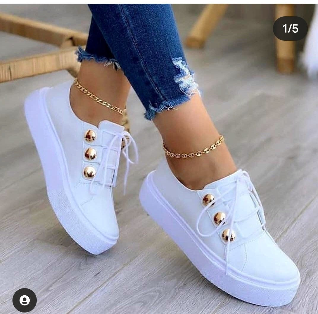 Large Casual Single Shoes Womens European and American New Round Toe Thick Sole Casual Viscose Shoes Single Shoes - House of Cardwell