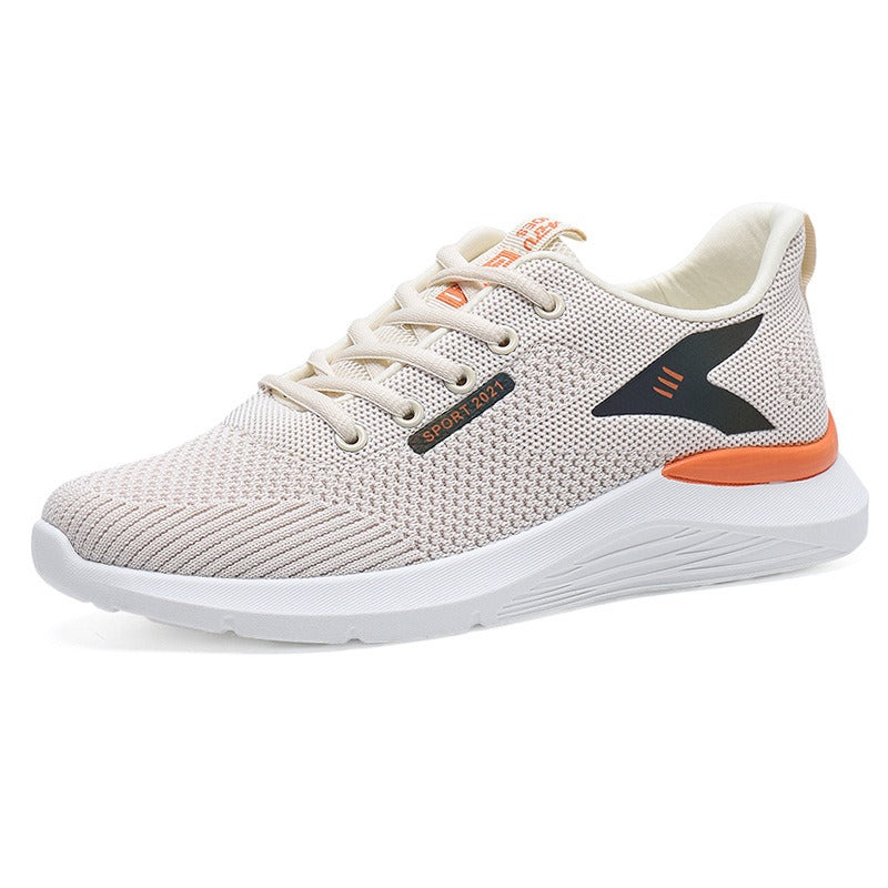 Women's Flying Woven Sneakers New Breathable Casual Shoes Fashion Korean Running Shoes - House of Cardwell
