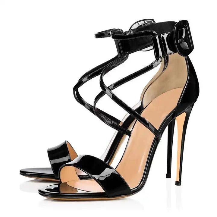 Chinese Handmade Colorful Sweet Prince Party Dress Shoes High Heels Womens Sandals - House of Cardwell