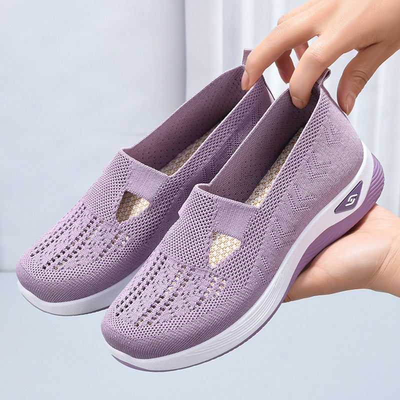 Women's breathable and comfortable soft soled casual one foot mesh shoes eprolo