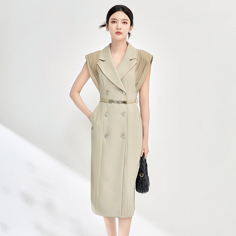 Commuting temperament, professional femininity, light luxury waist dress for women - House of Cardwell