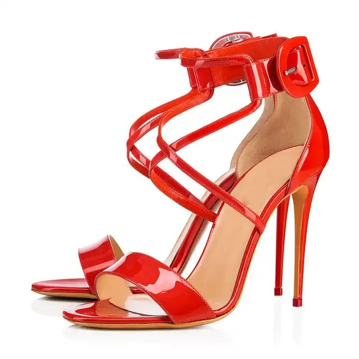 Chinese Handmade Colorful Sweet Prince Party Dress Shoes High Heels Womens Sandals - House of Cardwell