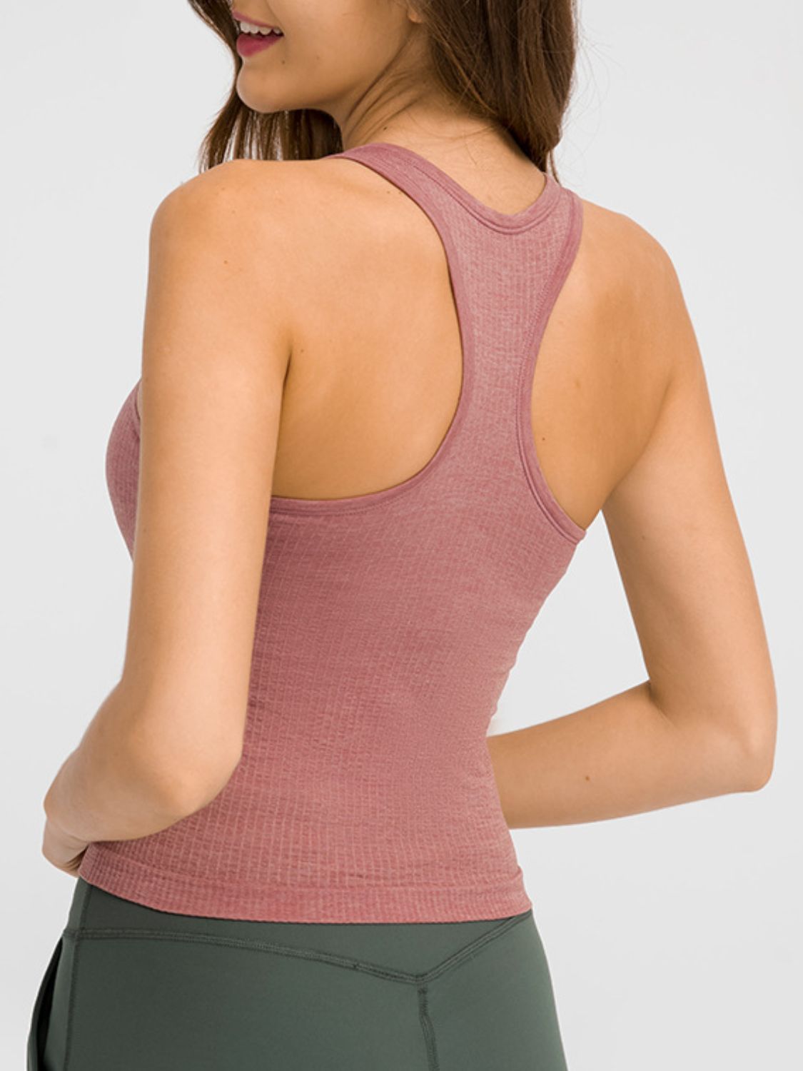 Round Neck Racerback Active Tank - House of Cardwell