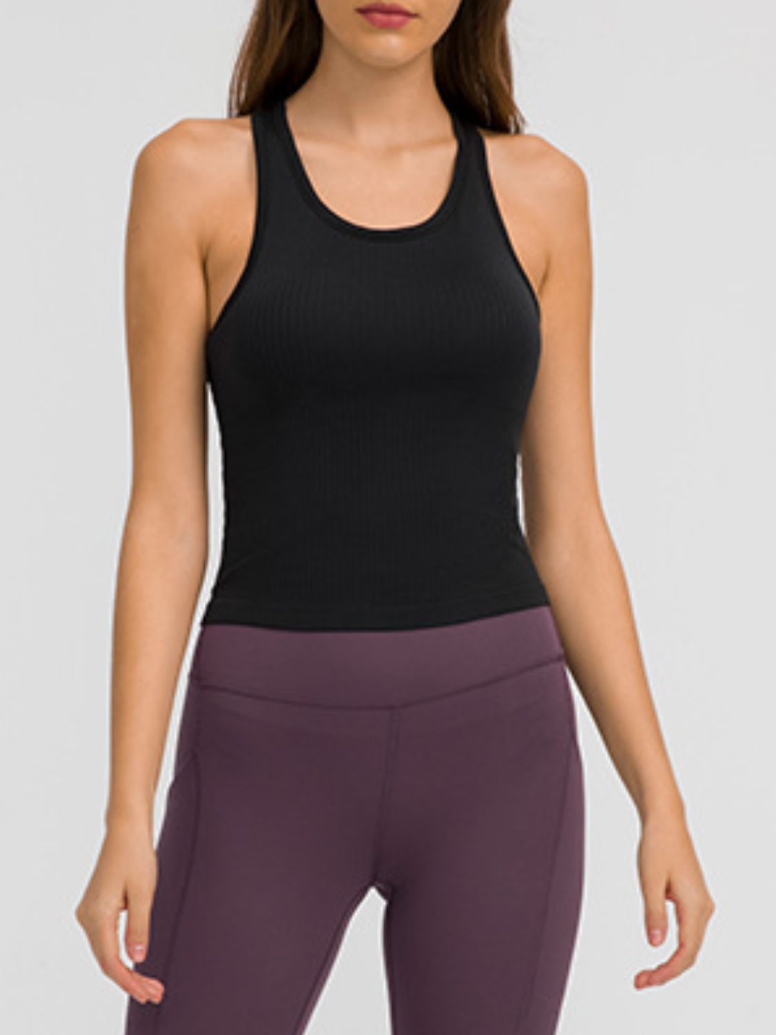 Round Neck Racerback Active Tank - House of Cardwell