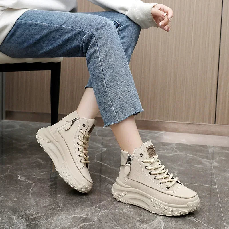 New! Luxury Fashionable High-Top Platform Casual Sneakers eprolo