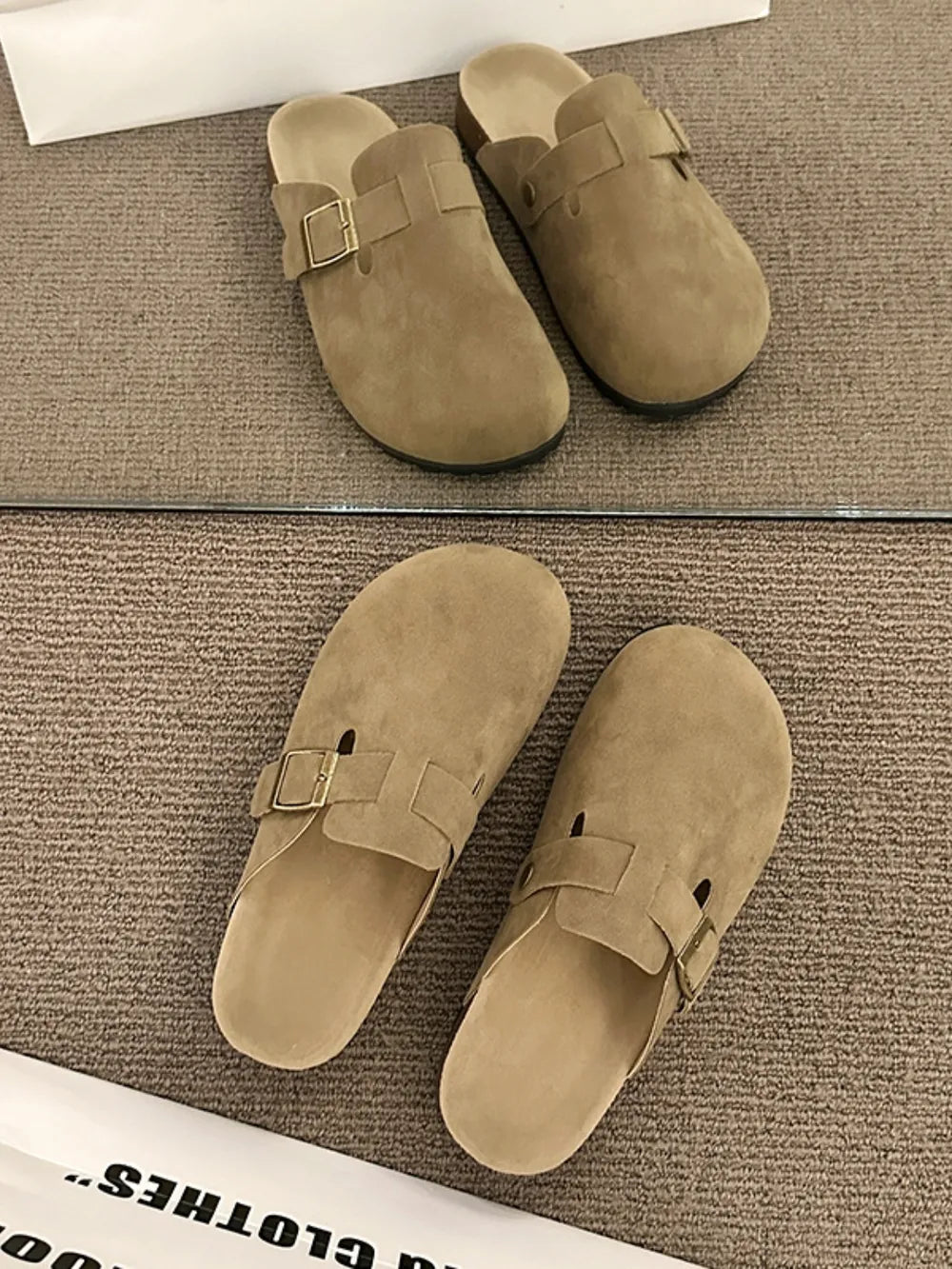 Round Toe Buckle Slip-Ons eprolo