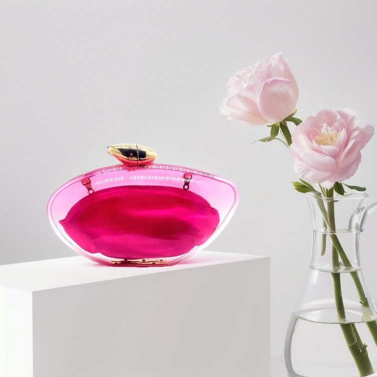 Fashionable and trendy hand-held acrylic bags, minimalist dinner bags, hand-held bags for women - House of Cardwell