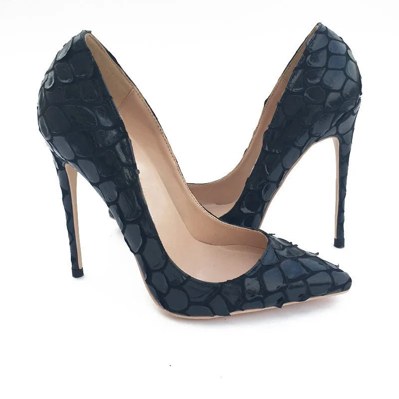 Black Apricot Party Stiletto High Heels eprolo