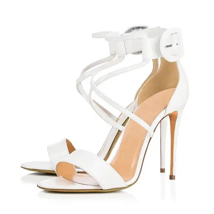 Chinese Handmade Colorful Sweet Prince Party Dress Shoes High Heels Womens Sandals - House of Cardwell