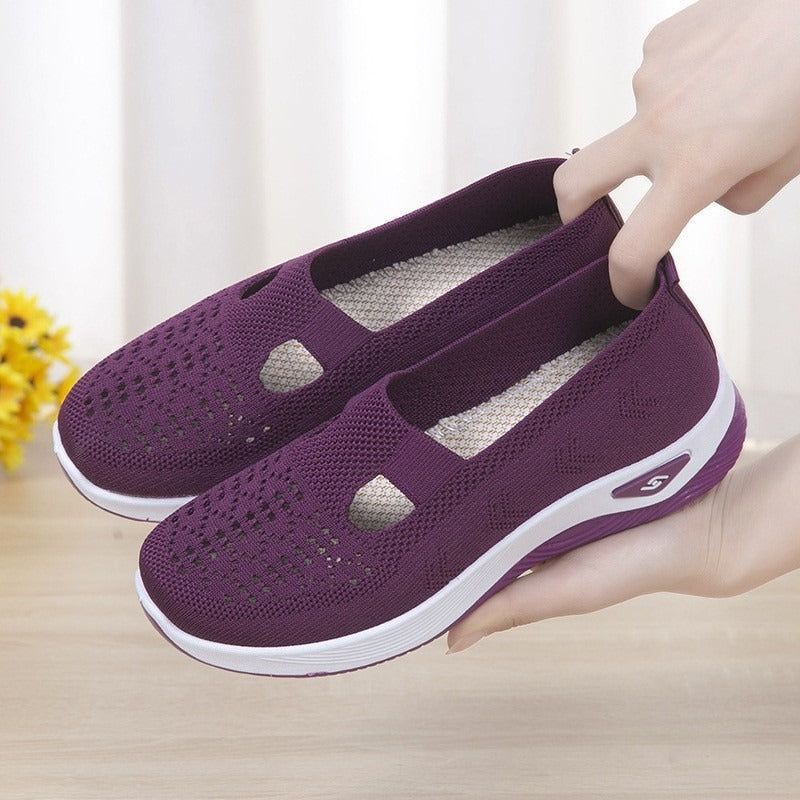 Women's breathable and comfortable soft soled casual one foot mesh shoes eprolo