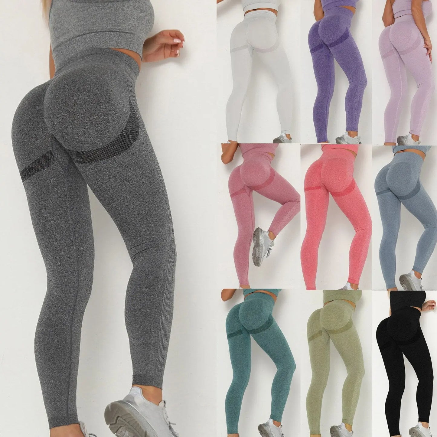 High Waist Leggins Mujer Sexy Women Leggings Push Up Fitness Legging Bubble Butt Slim Jeggings seamless Fitness Legging eprolo