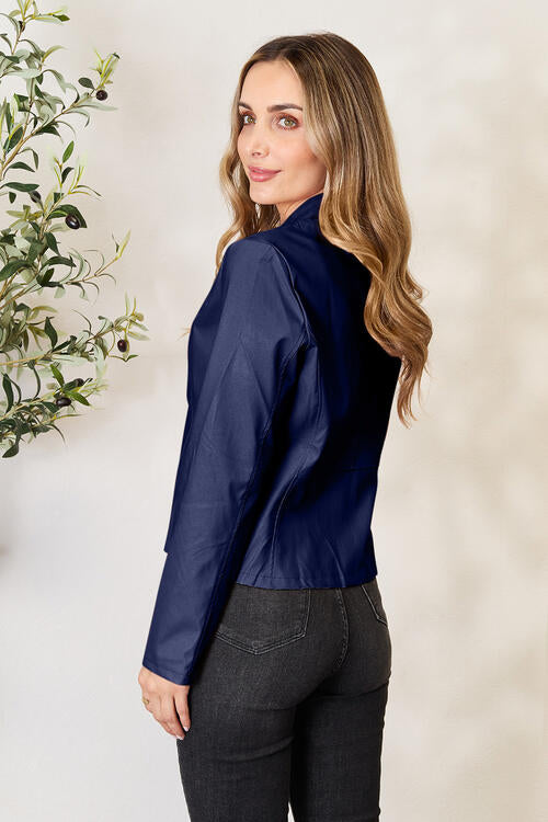 Mock Neck Zip Up Jacket - House of Cardwell