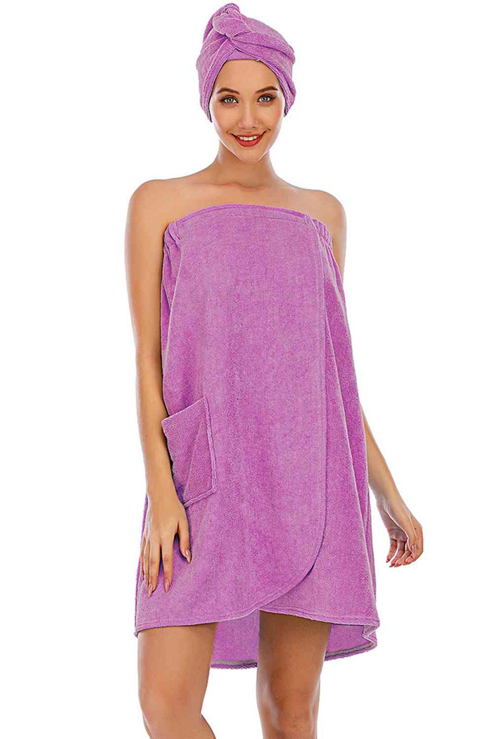 Strapless Robe with pocket - House of Cardwell