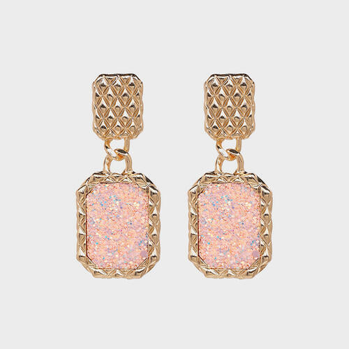 Geometric Alloy Dangle Earrings - House of Cardwell