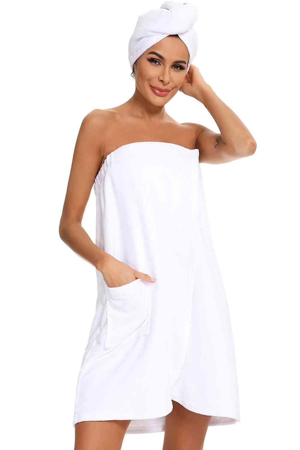 Strapless Robe with pocket - House of Cardwell