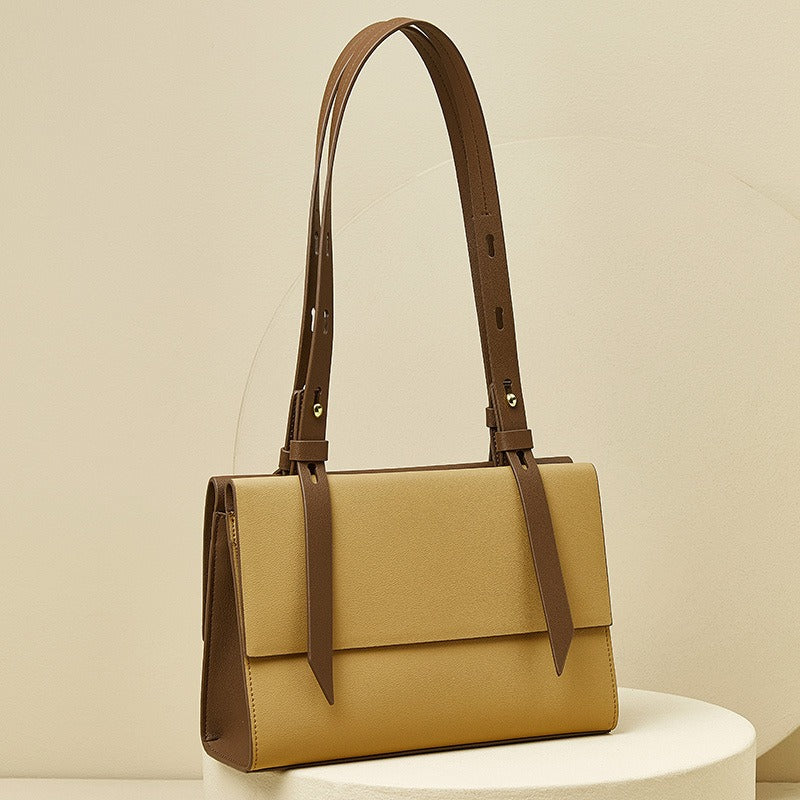 Genuine Leather Shoulder Bag Tote Bag Senior Sense Of Fashion Senior Versatile Niche Design Women's Bags Handbag eprolo