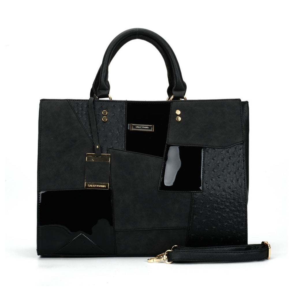 New Tote Bag Fashion One Shoulder Fashion Women's Bag Large Capacity Splice Handbag eprolo