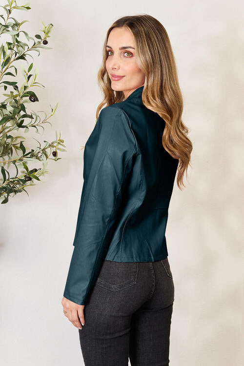 Mock Neck Zip Up Jacket - House of Cardwell
