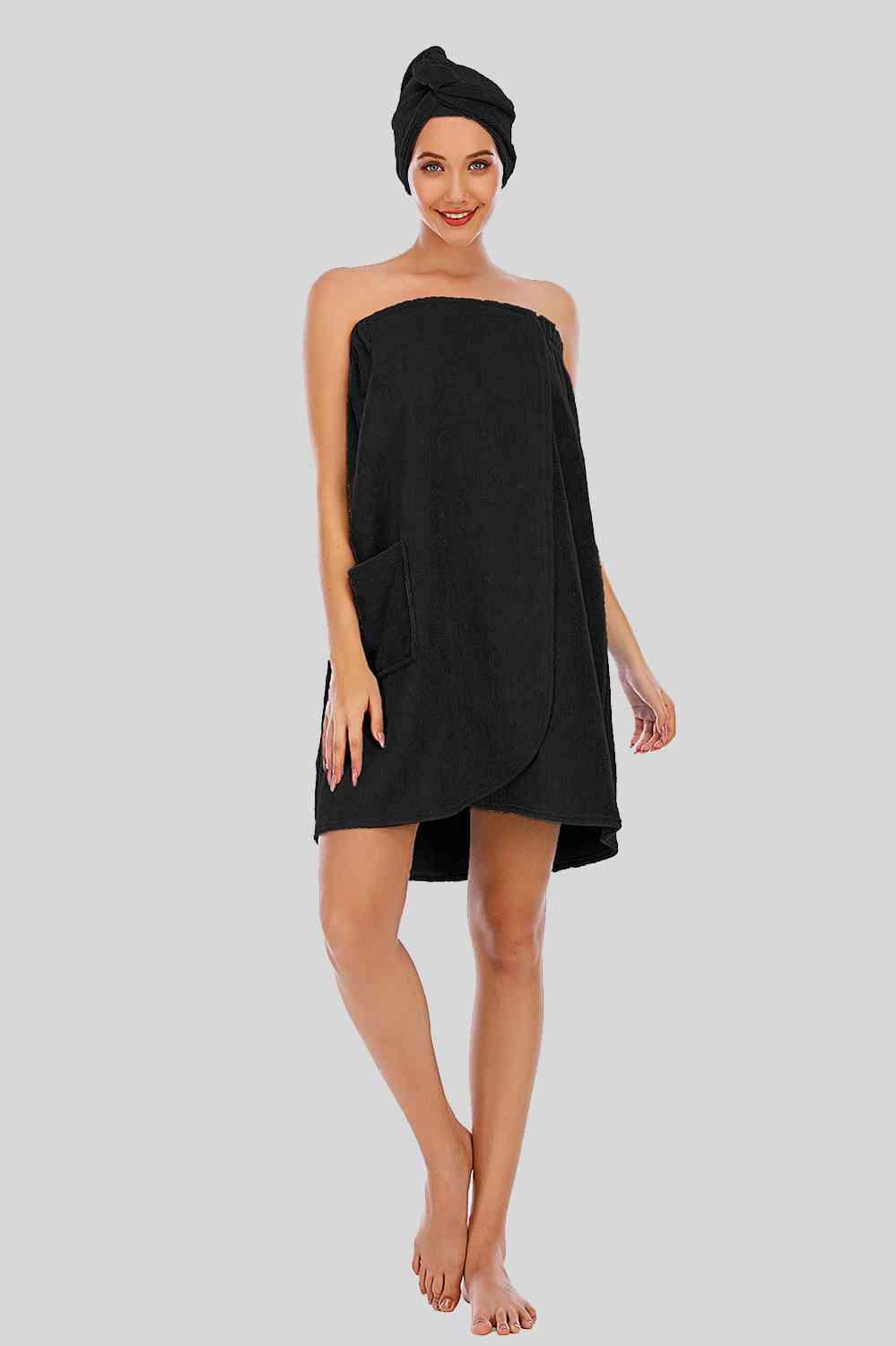 Strapless Robe with pocket - House of Cardwell