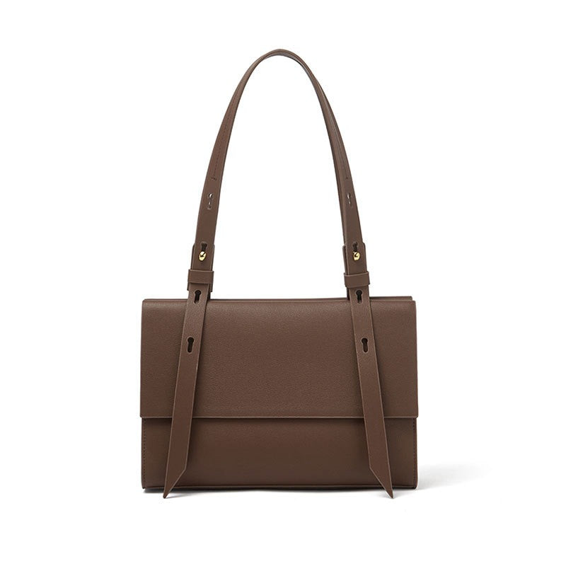 Genuine Leather Shoulder Bag Tote Bag Senior Sense Of Fashion Senior Versatile Niche Design Women's Bags Handbag eprolo