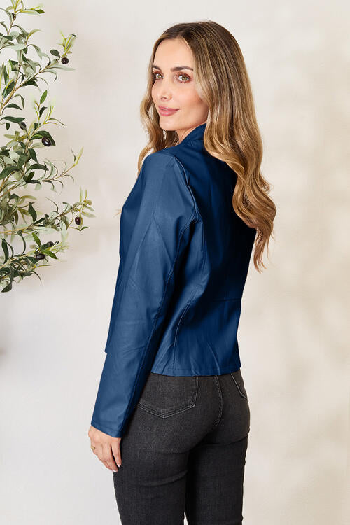 Mock Neck Zip Up Jacket - House of Cardwell