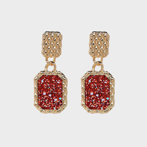 Geometric Alloy Dangle Earrings - House of Cardwell