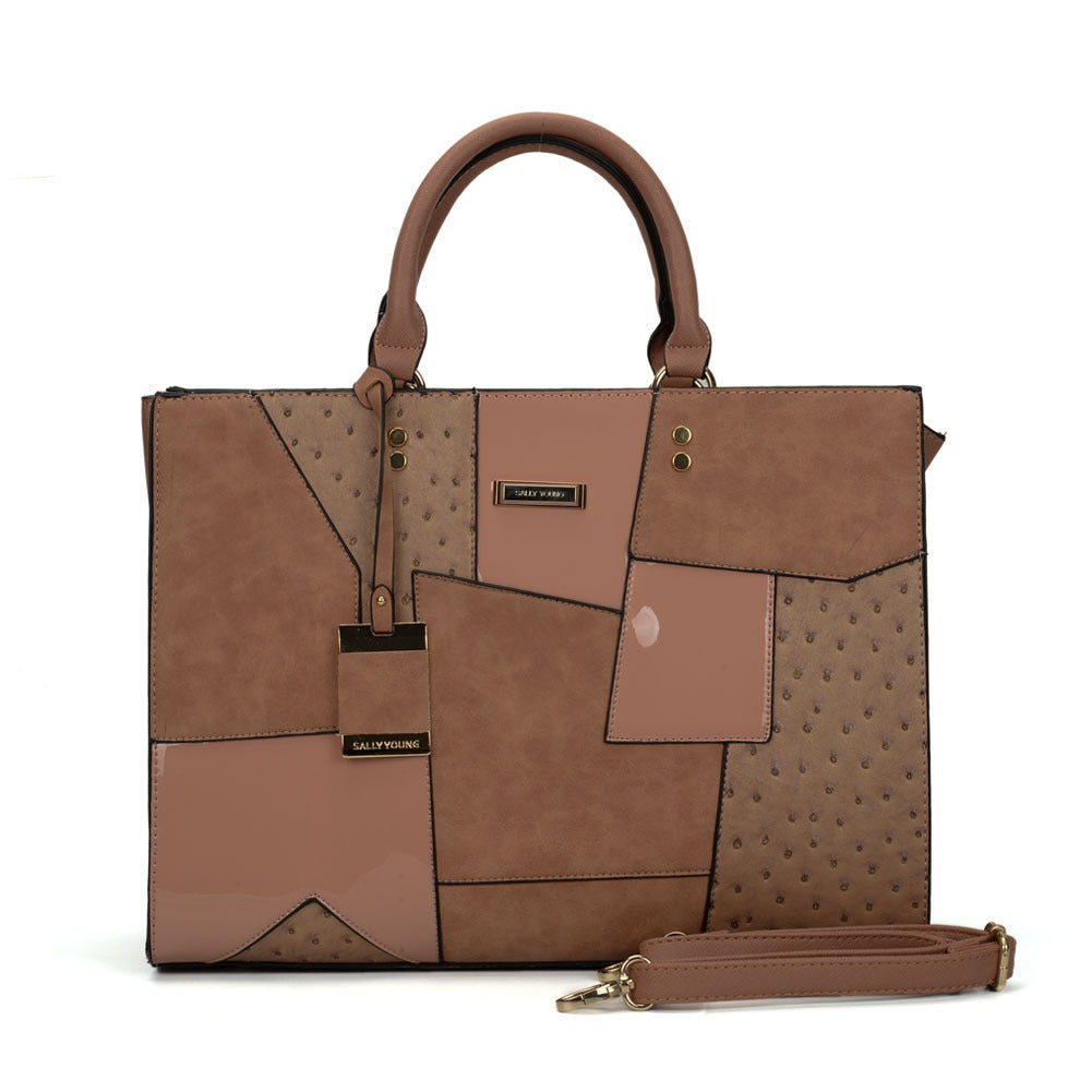 New Tote Bag Fashion One Shoulder Fashion Women's Bag Large Capacity Splice Handbag eprolo