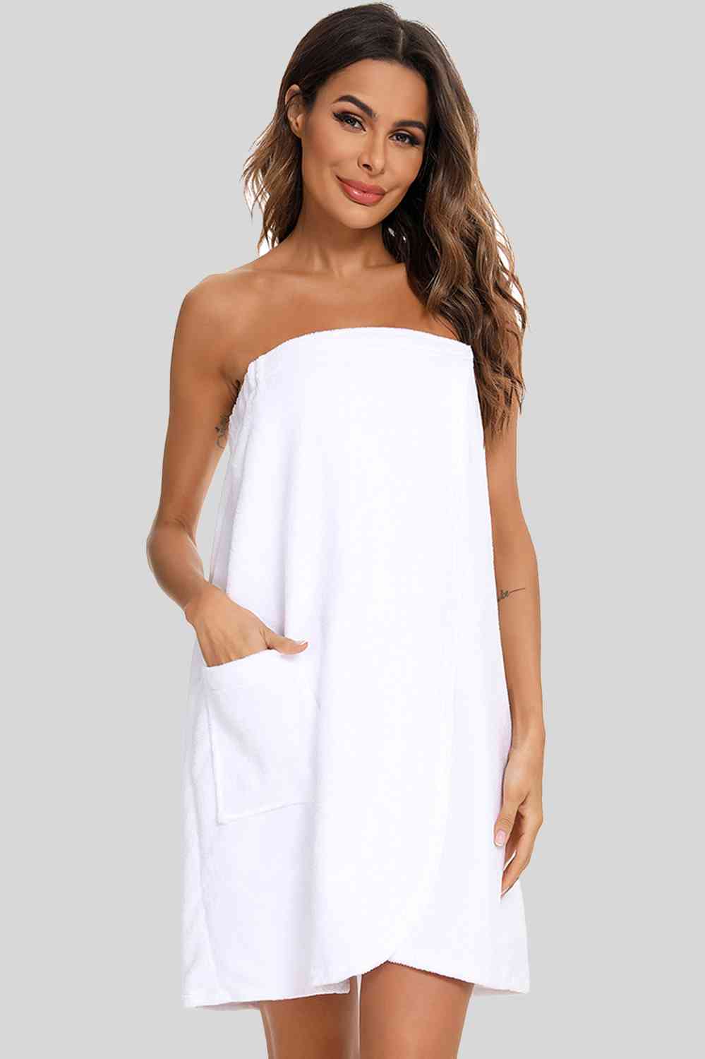 Strapless Robe with pocket - House of Cardwell
