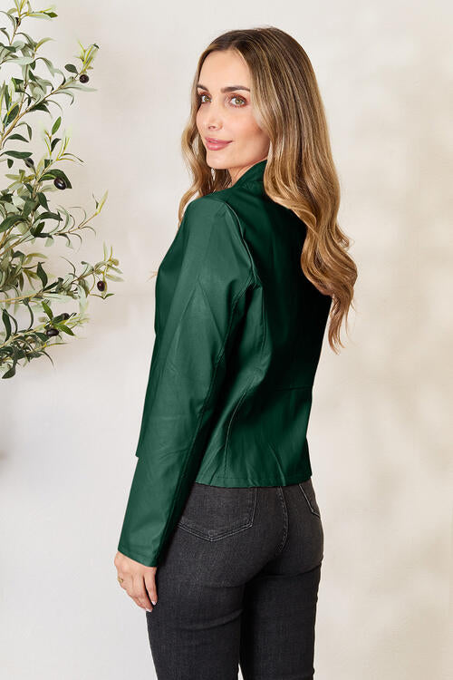Mock Neck Zip Up Jacket - House of Cardwell