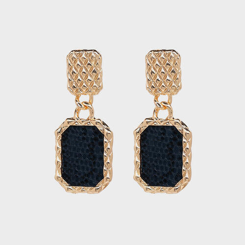 Geometric Alloy Dangle Earrings - House of Cardwell