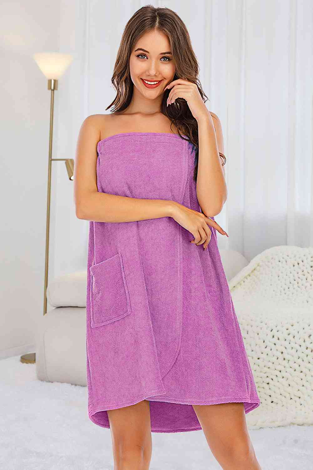 Strapless Robe with pocket - House of Cardwell