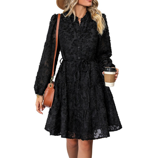 Wholesale Spring and Autumn Hot Products Multi color European and American Fashion Long sleeved Women's Dresses eprolo