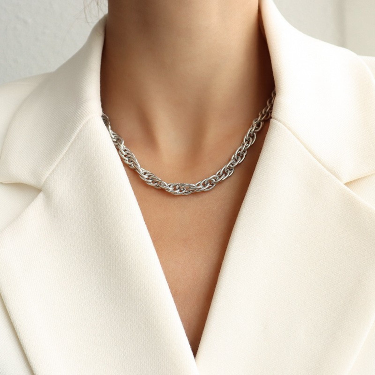 Titanium Steel Chain Necklace - House of Cardwell