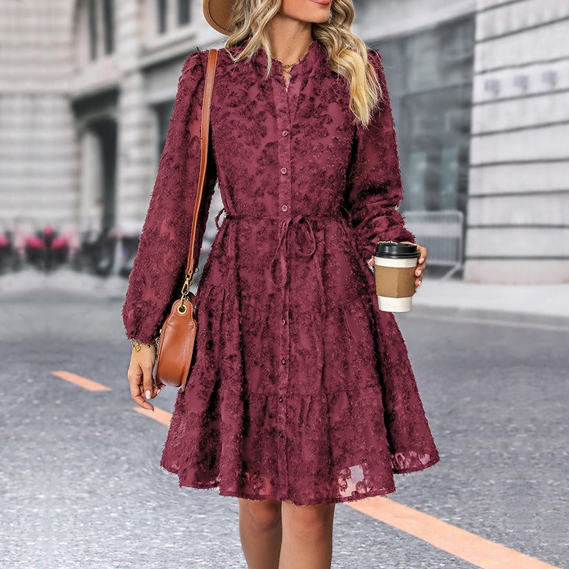 Wholesale Spring and Autumn Hot Products Multi color European and American Fashion Long sleeved Women's Dresses eprolo