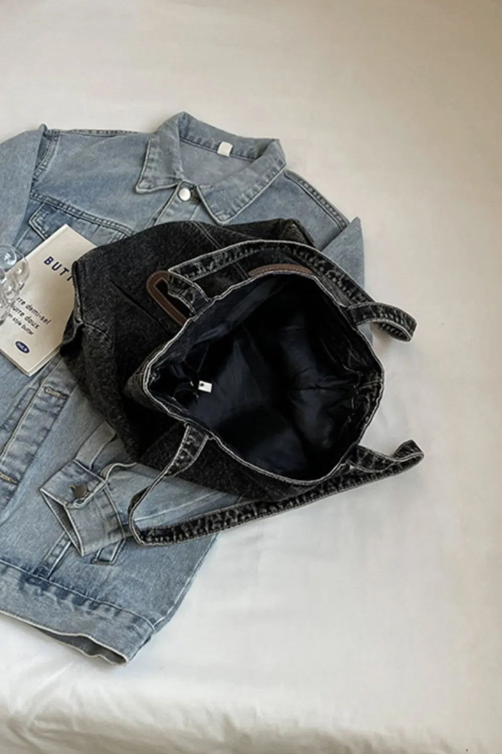 H.O.C. Medium-Size Denim Tote Bag eprolo