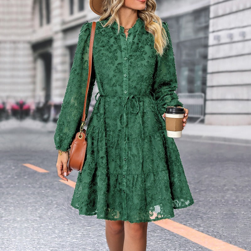 Wholesale Spring and Autumn Hot Products Multi color European and American Fashion Long sleeved Women's Dresses eprolo