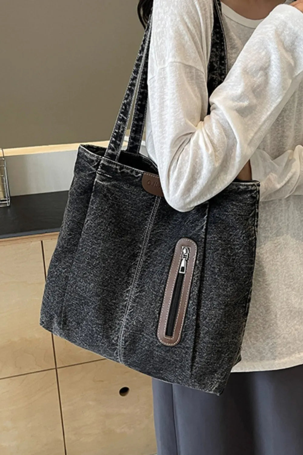 H.O.C. Medium-Size Denim Tote Bag eprolo