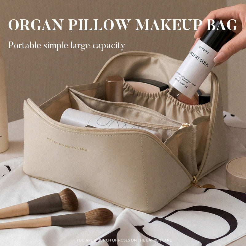 New Organ Pillow Bag Large Capacity Portable Travel Wash Bag Cosmetics Storage Portable Makeup Bag - House of Cardwell