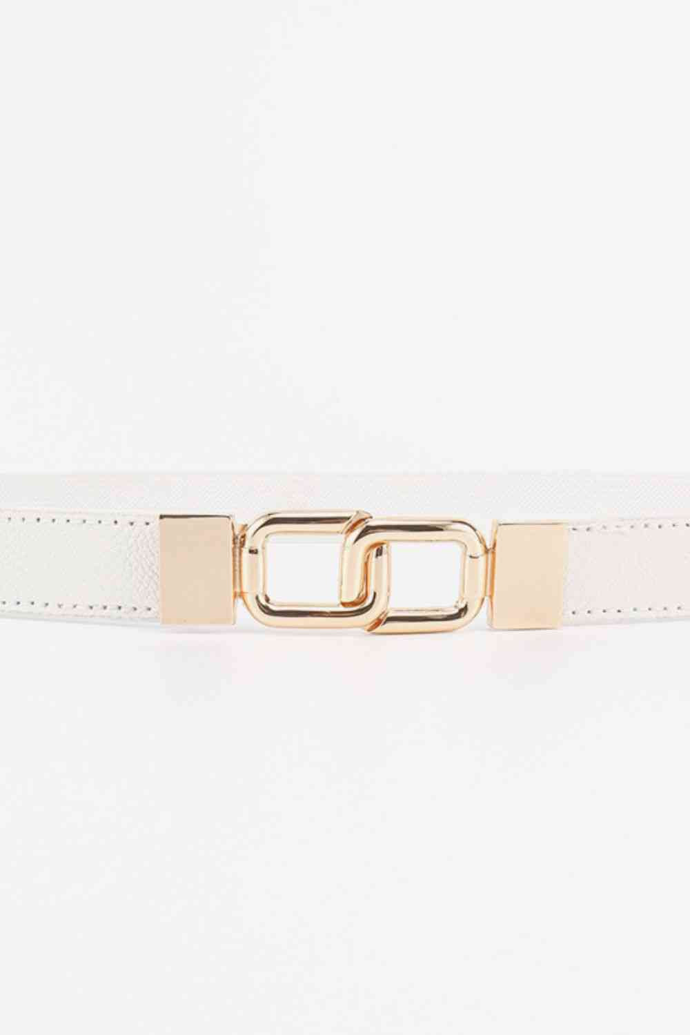 Geometric Double Buckle Elastic Belt - House of Cardwell