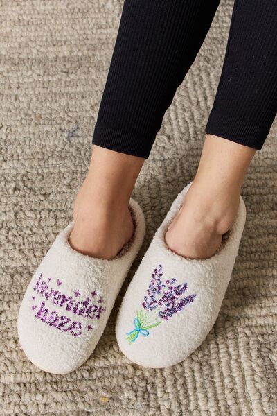 Melody Sequin Pattern Cozy Slippers - House of Cardwell