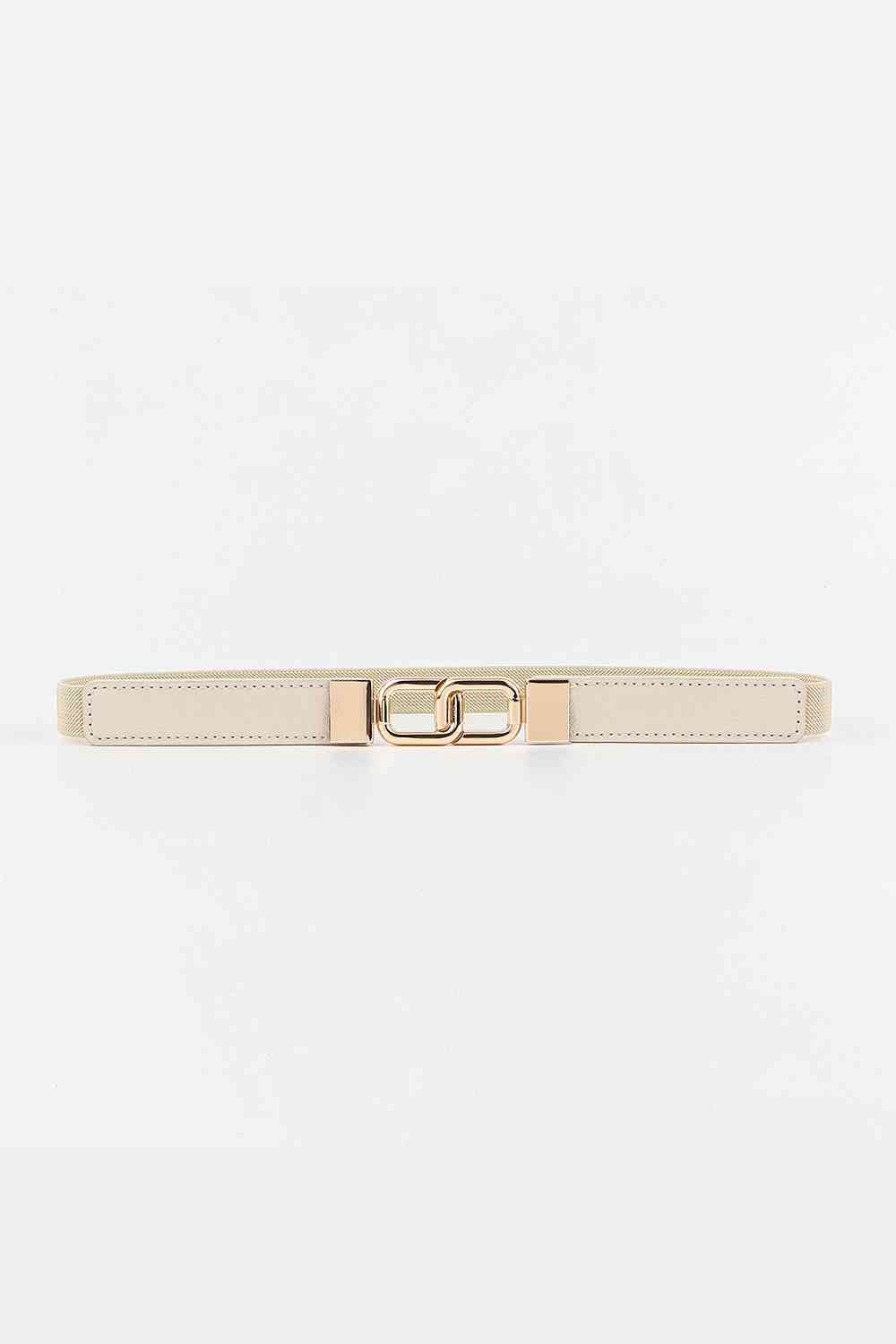 Geometric Double Buckle Elastic Belt - House of Cardwell