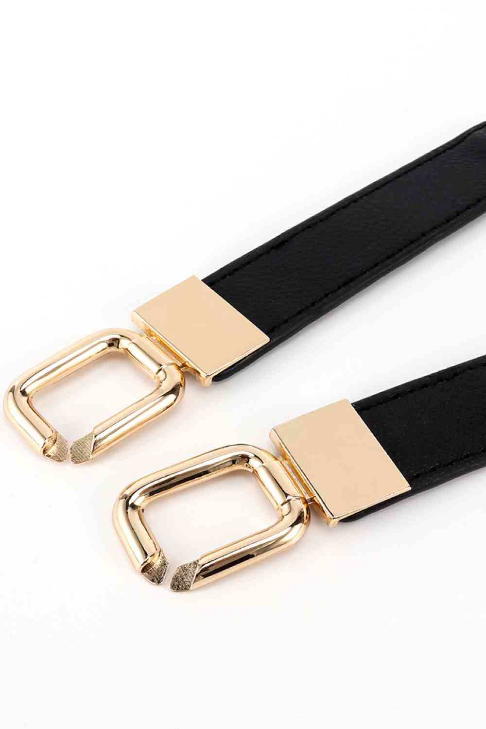 Geometric Double Buckle Elastic Belt - House of Cardwell