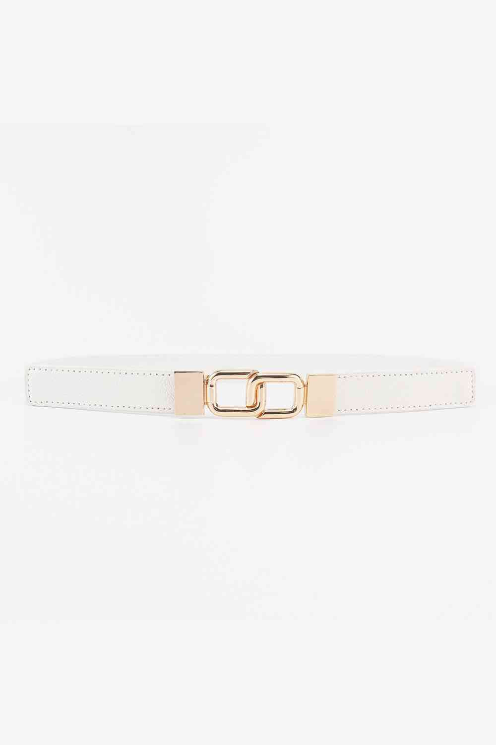 Geometric Double Buckle Elastic Belt - House of Cardwell